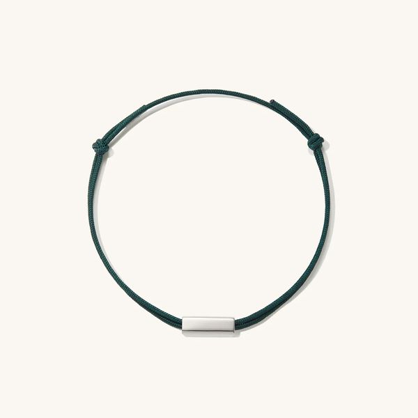 Mejuri Bar Cord Bracelet