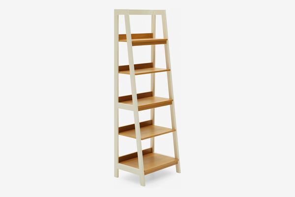 MoDRN Scandinavian Finna Ladder Bookcase