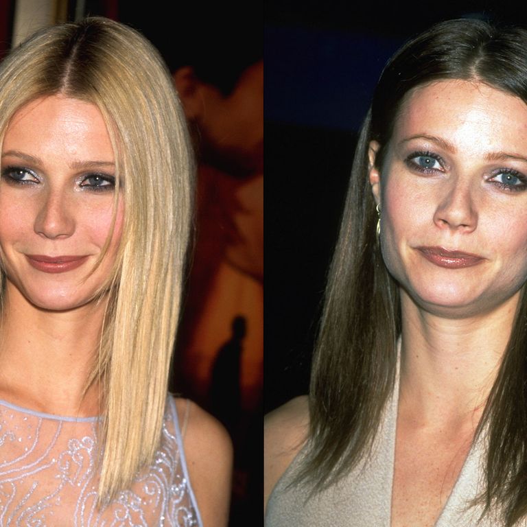 Из брюнетки в блондинку каре до и после фото