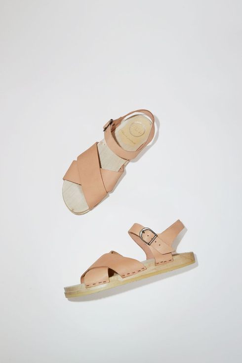 flat clog sandals