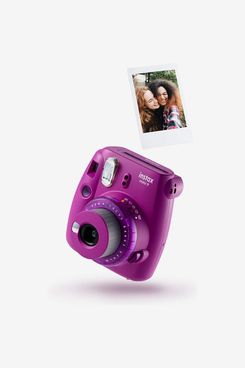 instax 70100143721 Mini 9 Clear Camera with 10 shots, Purple