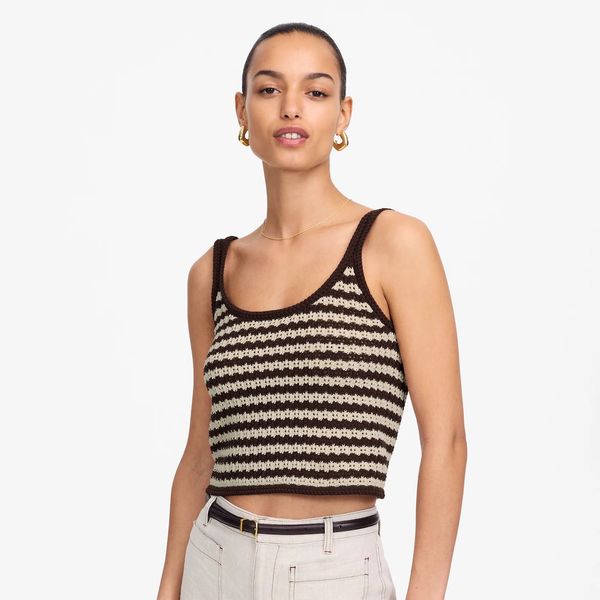 Madewell Open-Stitch Sweater Tank