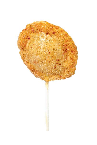 Pie Corps, North Brooklyn’s Arcadia for all things crusty, bakes medallion-size pie pops with apple or chocolate filling, as well as seasonal varieties like strawberry and lime curd. The three-bite treats are popular as party favors, or for a sunset stroll in nearby McGolrick Park. $3; 77 Driggs Ave., nr. Monitor St., Greenpoint; 917-721-3052.