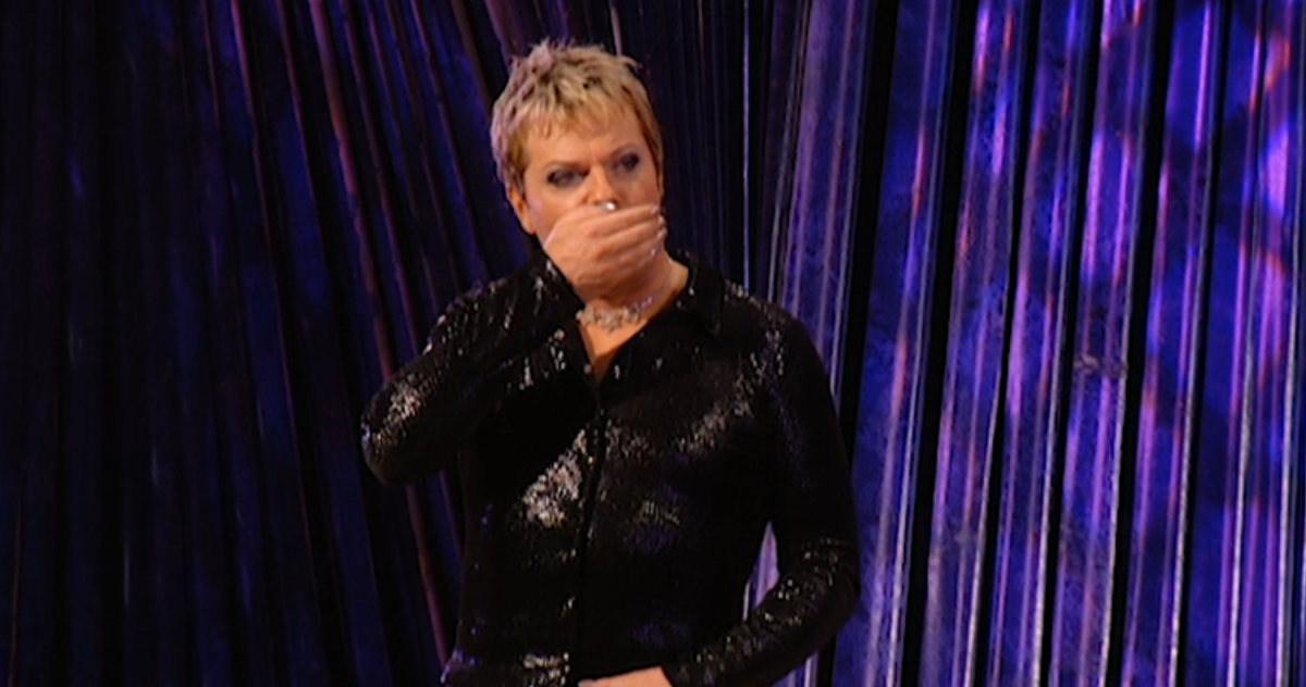 Eddie Izzard Dresses Down the Dark Lord