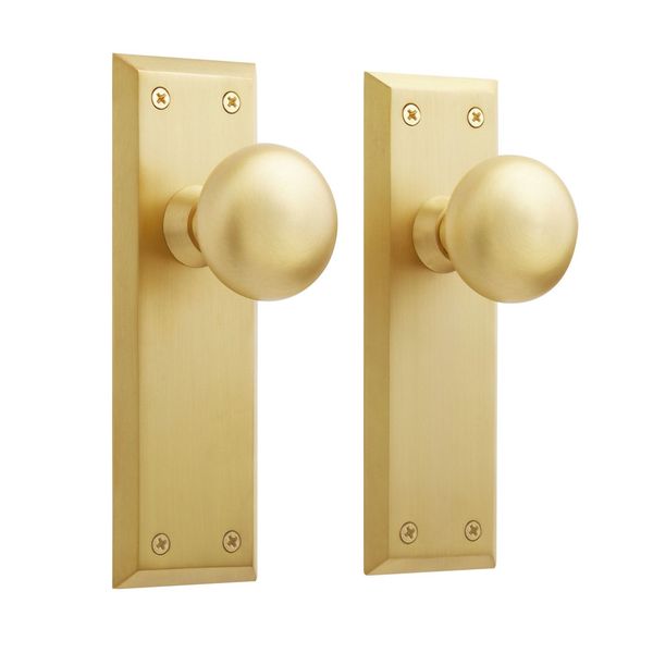 Signature Hardware Hubbard Brass Doorknob