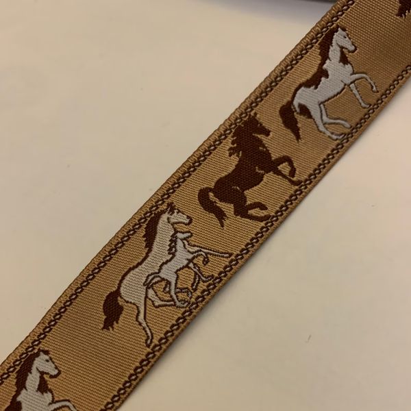 Always Trim Vintage Horse Jacquard Ribbon
