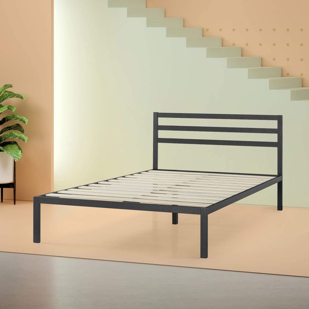 19 Best Metal Bed Frames 2020 The, How Do You Attach A Wooden Headboard To Metal Bed Frame