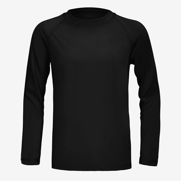 Rikuaou Boys UPF 50+ Rash Guard Swim Shirt