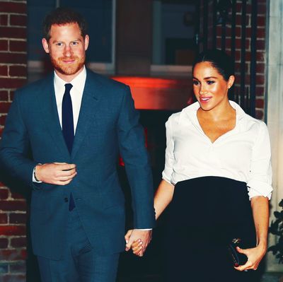 Prince Harry and Meghan Markle, in real life (not in Lifetime form).