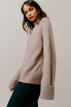 Reformation Garrett Cashmere Oversized Turtleneck