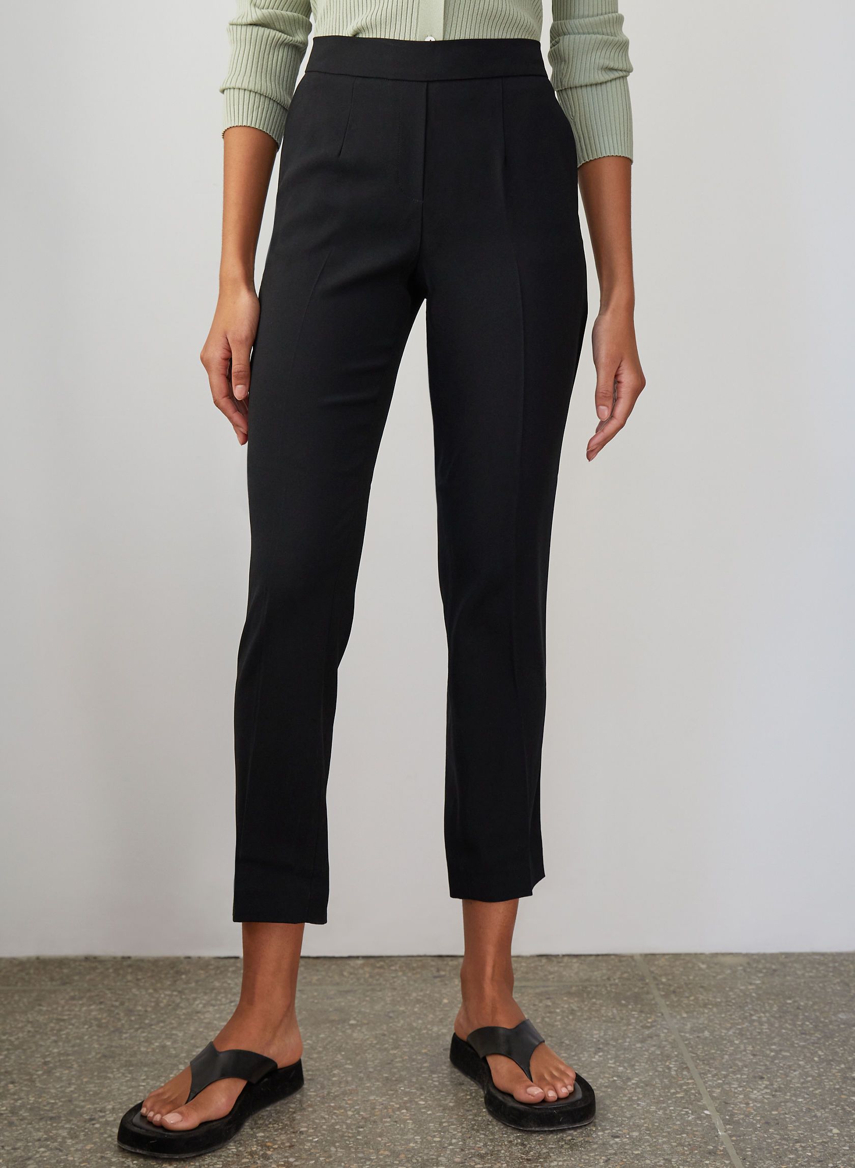 Women's Black Work Pants With Pockets on Women Guides