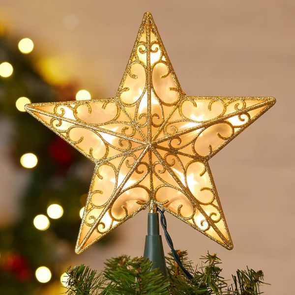 Brightown Christmas Star Tree Topper