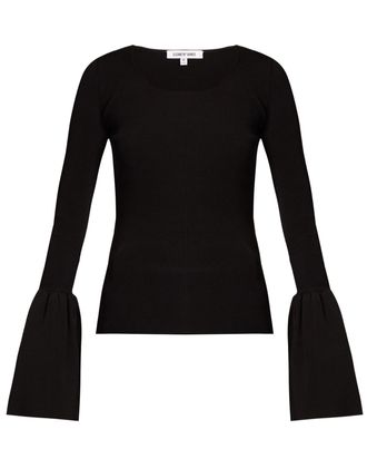 Treat Yourself: A Feminine, Bell-Sleeved Top