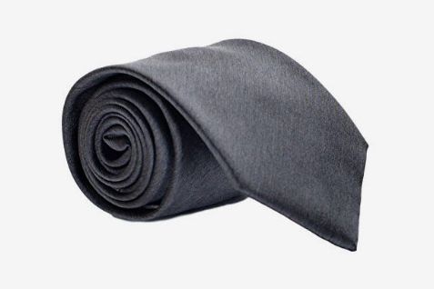 Brioni Men’s Solid Woven Heathered Silk Necktie