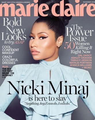 Nicki Minaj Says Women Don't Need Men on Marie Claire Cover