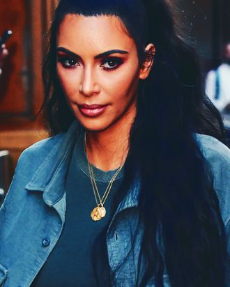 Kim Kardashian.