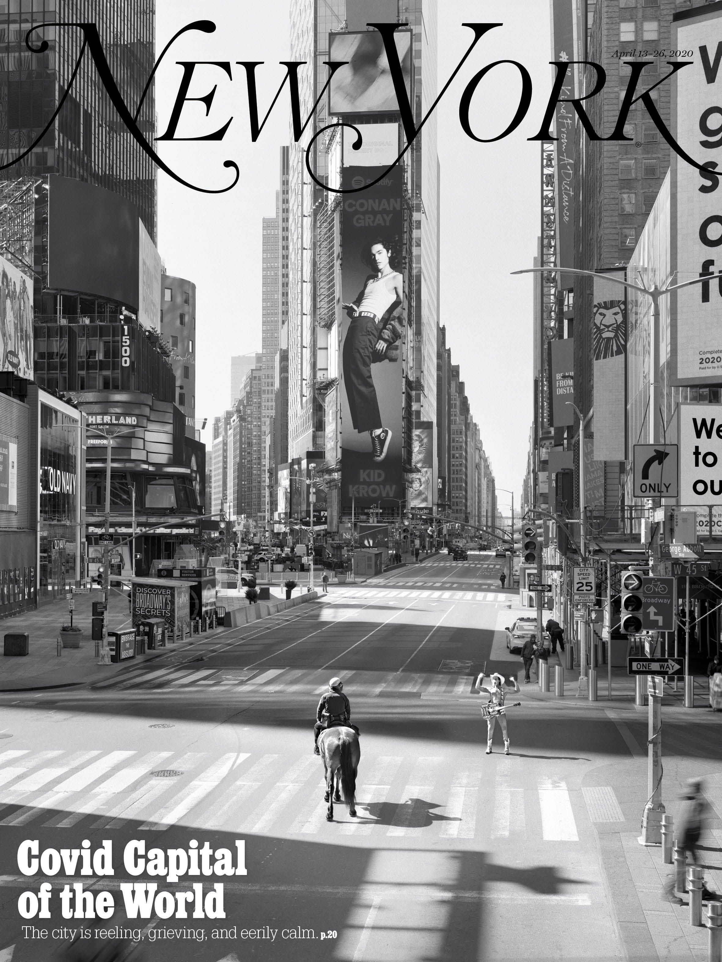 On the Cover of New York Magazine: New York City, 4 Weeks In