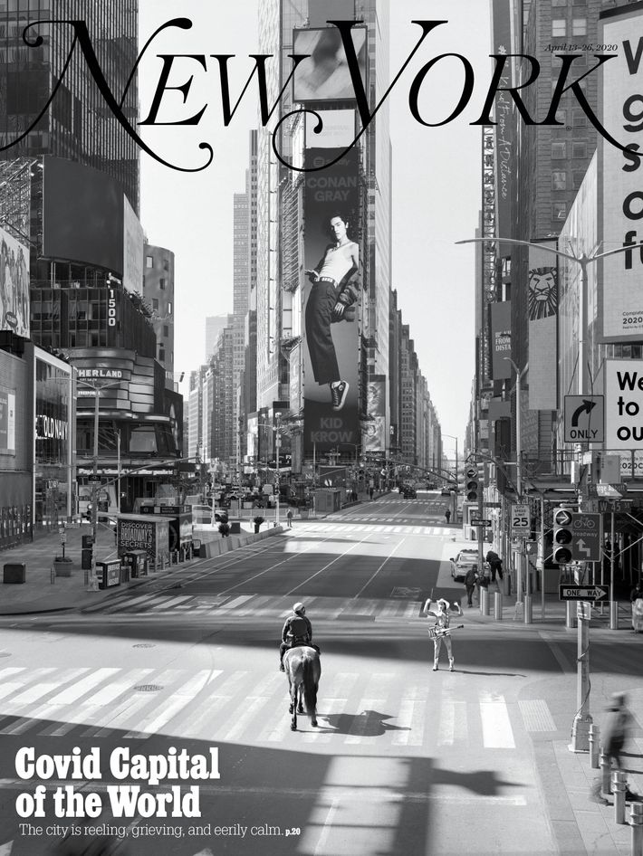 On the Cover of New York Magazine New York City, 4 Weeks In New