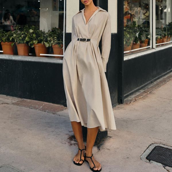 Zara Belted Midi Dress