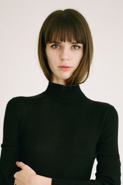 Une Heures L/S Mock Neck - Noir