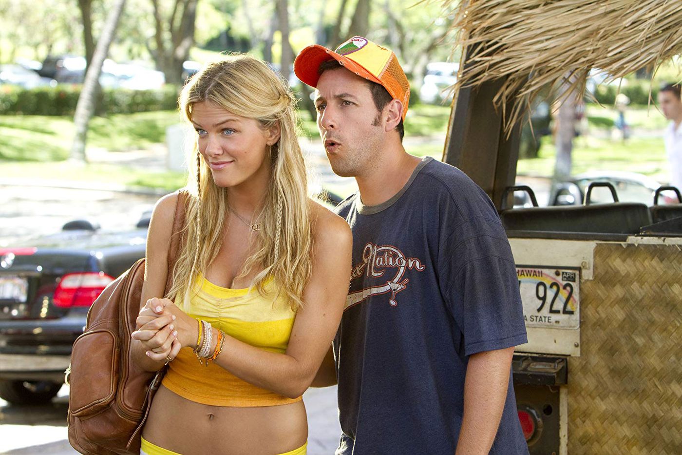 Just Go With It' With Adam Sandler - Review - The New York Times