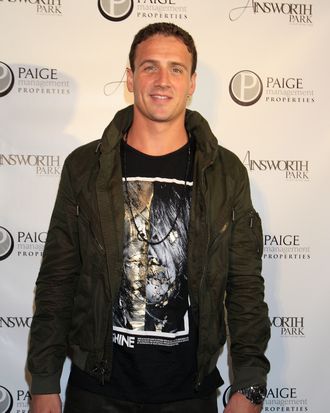 Ryan Lochte, in the flesh.