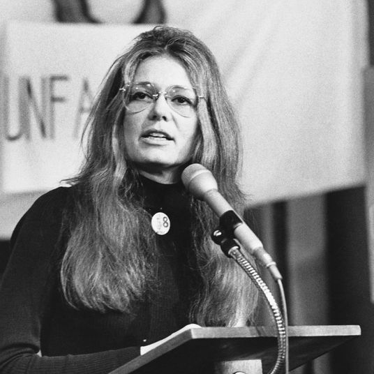Gloria Steinem Speaks At Rally
