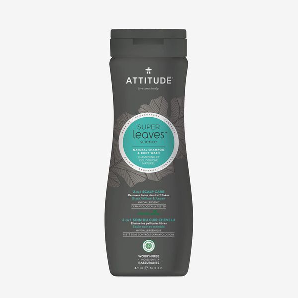 Attitude Super Leaves Hypoallergenic Shampoo & Body Wash, Black Willow & Aspen, 16 fl. oz.