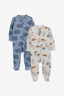 Simple Joys by Carter's 2-Way Zip Thermal Footed Sleep and Play