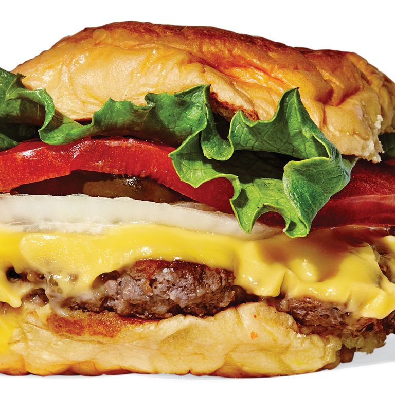 蓝领芝士汉堡(Blue Collar’s Cheeseburger)，售价5.45美元。它看起来可能比Shake Shack的汉堡小一点，但这个不起眼的汉堡用美味、新鲜、肉质的味道弥补了它在尺寸上的不足。而且不用排队，也没有油腻振动的顾客呼机。