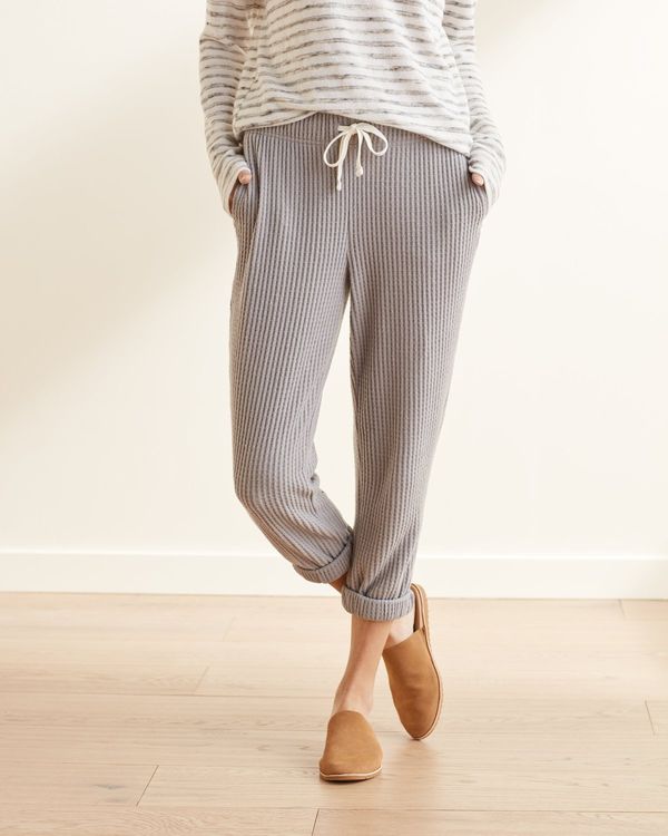 UpWest Cropped Waffle Lounge Pant