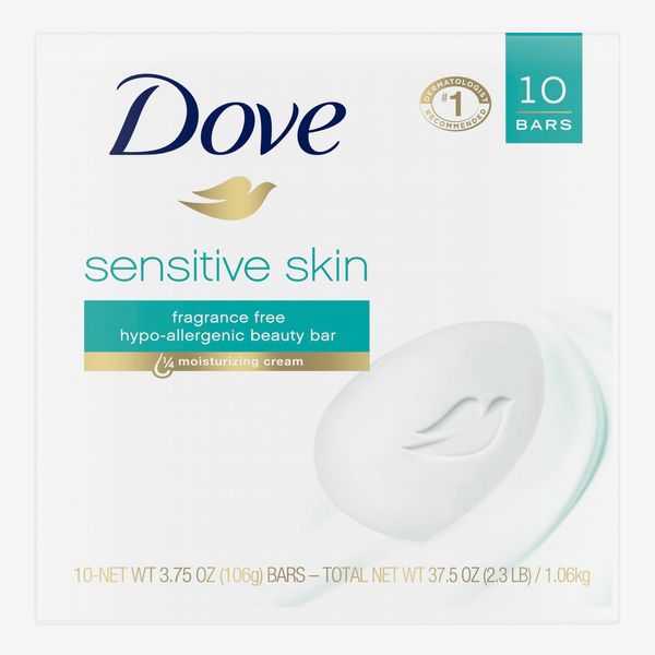 Dove Sensitive Skin Beauty Bar, 10-Count