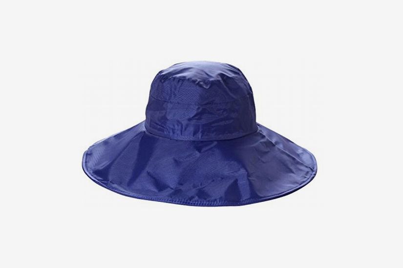 Unisex Plastic Rain Visor Hat Foldable Kids Hiking Fishing Waterproof Bonnet Cap