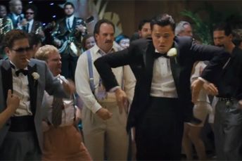 leonardo dicaprio dancing gif