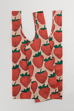 BAGGU Strawberry Large Reusable Shopping Bag