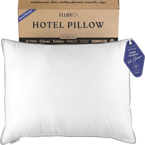 FluffCo Zen Fluff Down Standard/Queen Pillow