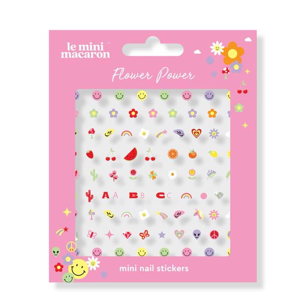 Le Mini Macaron Mini Nail Stickers - Flower Power!