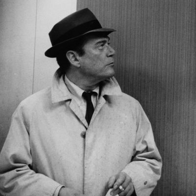 Eddie Constantine in Alphaville. 