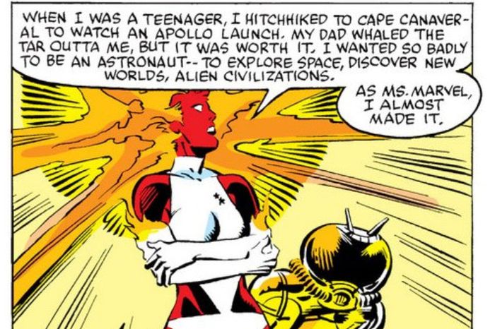 Binary&rsquo;s debut in Uncanny X-men Vol. 1 #164.