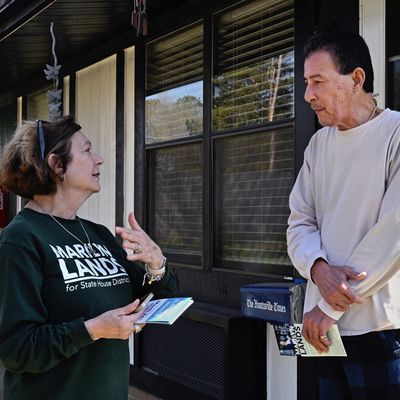 Two Candidates Campaign in the Suburbs of Huntsville, Alabama