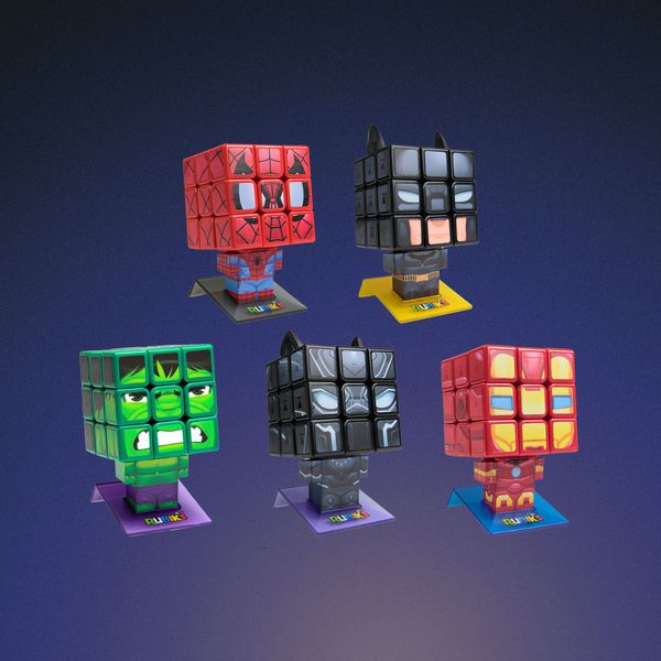 Superhero Rubik’s Cubers