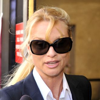 Nicollette Sheridan arrives in court