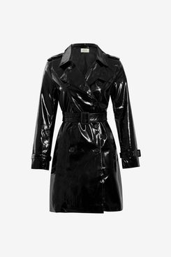 Womens Patent Trench Coat MAC Raincoat