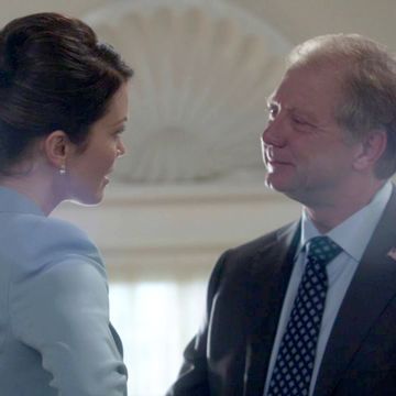 Our first Mellie sighting! From day one, the woman has loved volume.