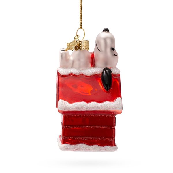 MoMA Design Store Snoopy Glass Holiday Ornament