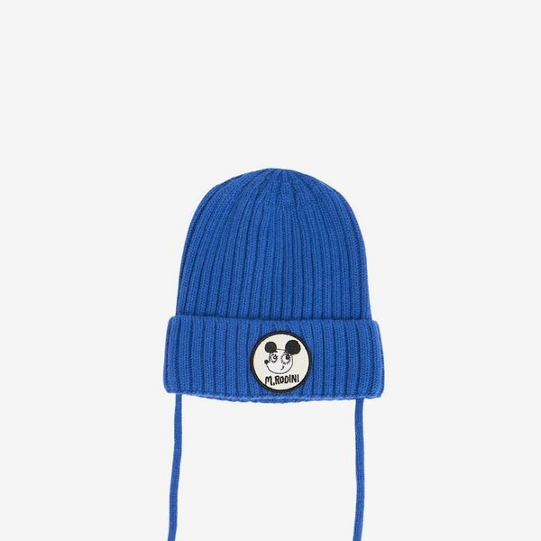 Mini Rodini Organic Cotton & Wool Beanie