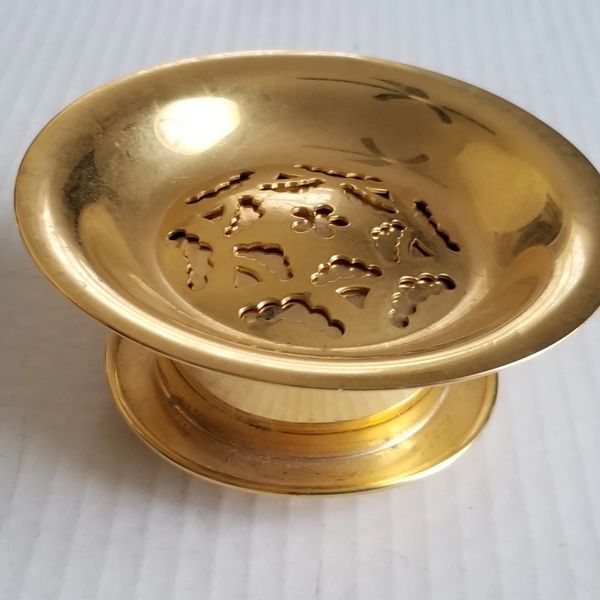 Midcentury Brass Coquillor