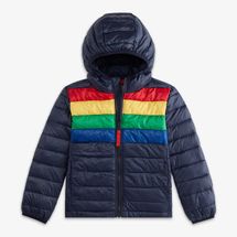 Primary Kids’ Stripe Lightweight Puffer Jacket