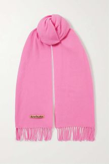 Acne Studios Fringed Wool Scarf