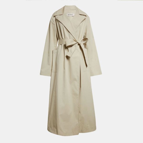 Róhe Water Repellent Cotton Trench Coat